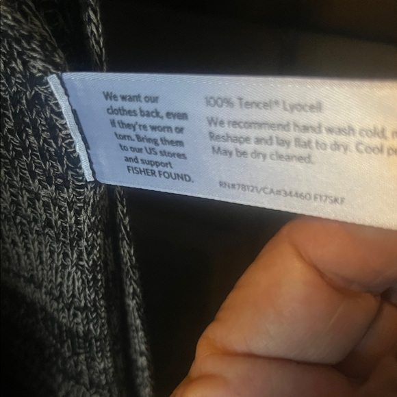 Eileen Fisher Charcoal Knit Cardigan - Picture 7 of 7